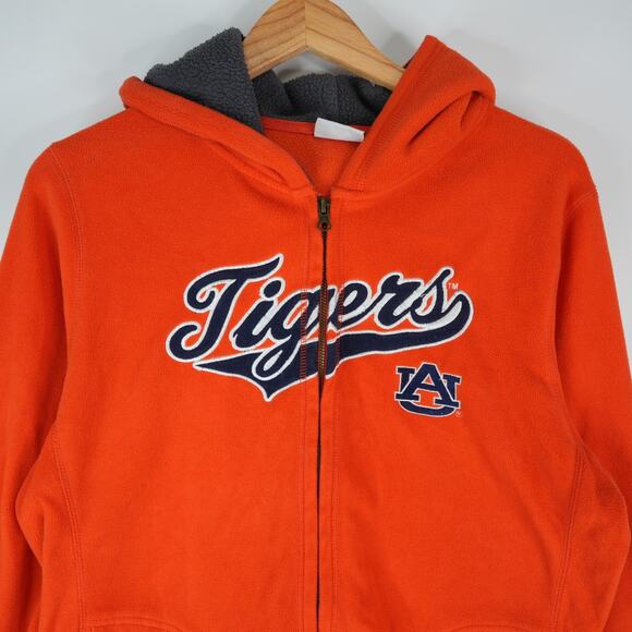 Auburn Tigers Hoodie Womens XL 16/18 Orange Full Zip Pro Edge Knights Apparel - Picture 3 of 8